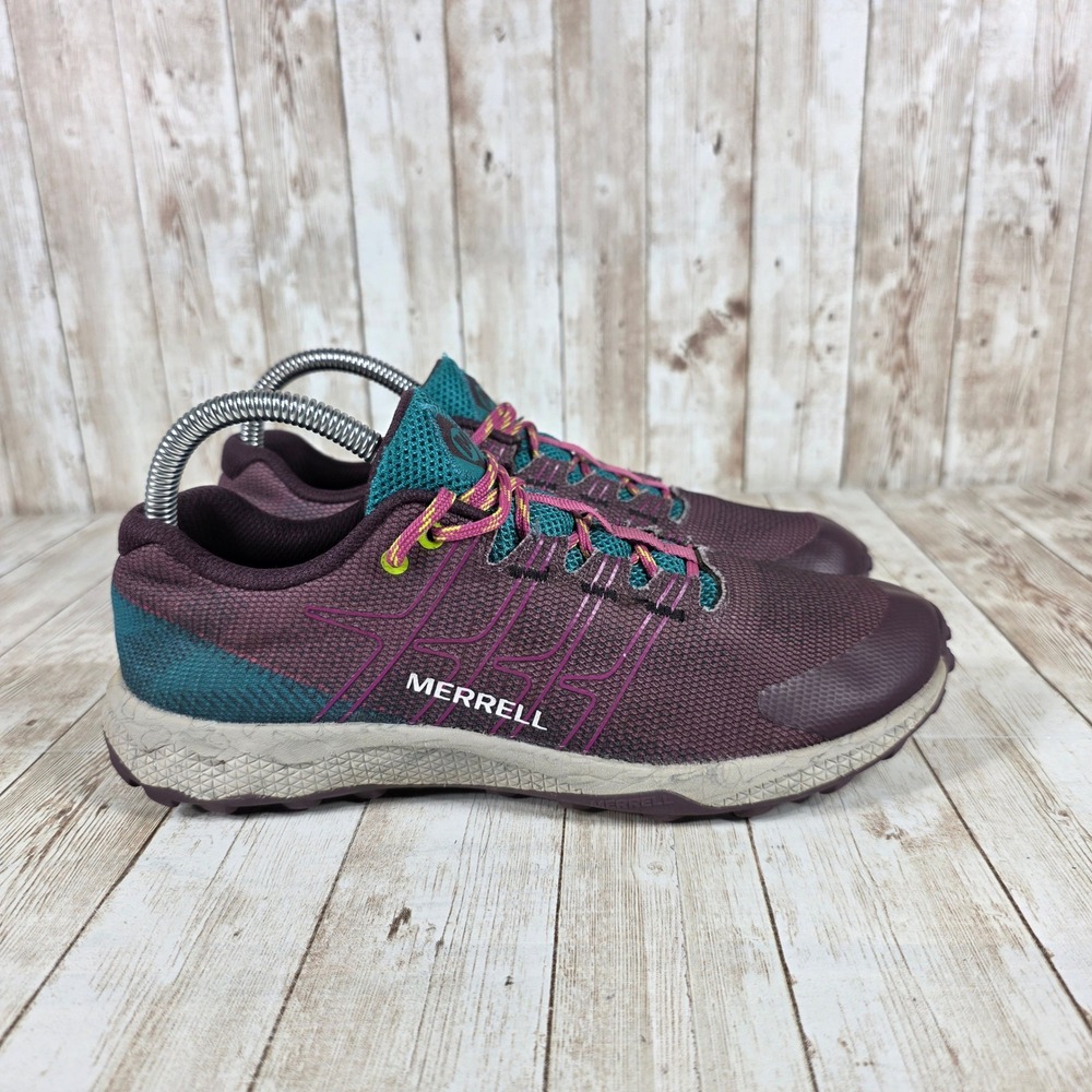 Merrell Trail‎ Running Shoes Lightweight Athletic Sneakers Purple Teal 7.5